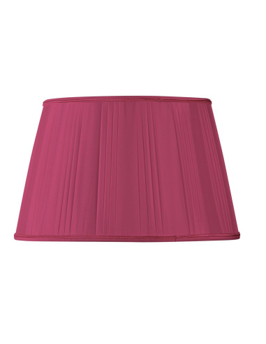 Abat-jour plissé tambour fuchsia - Plissé plat